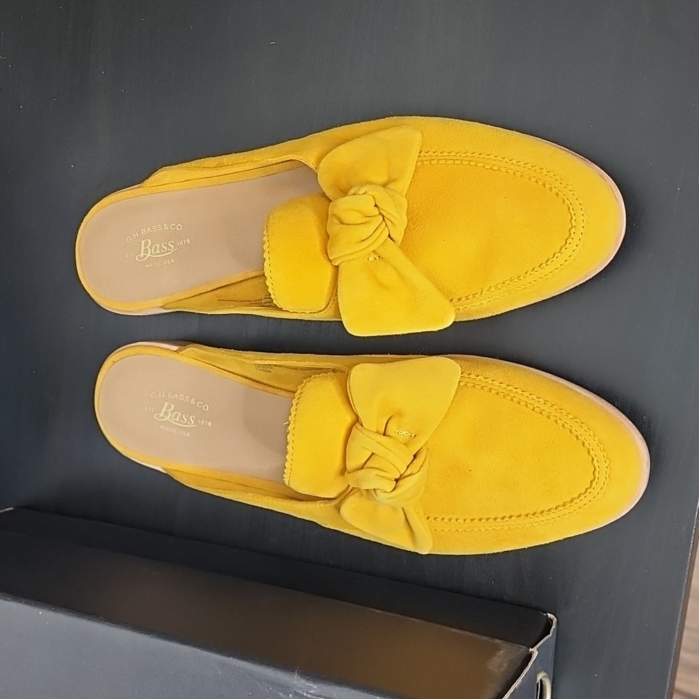 New G.H. Bass mules size 7.5